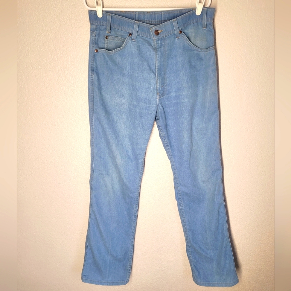 Vintage 80's Levi's 530 Action Jeans Light Blue Wash